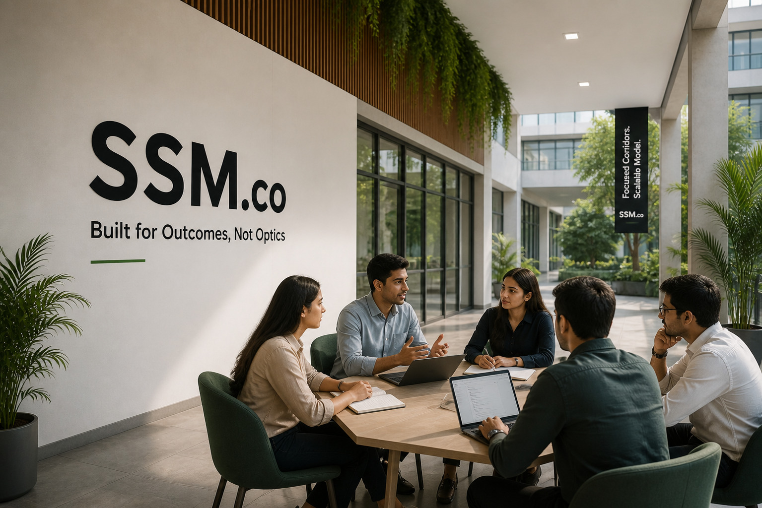 Outcome visibility and institutional growth